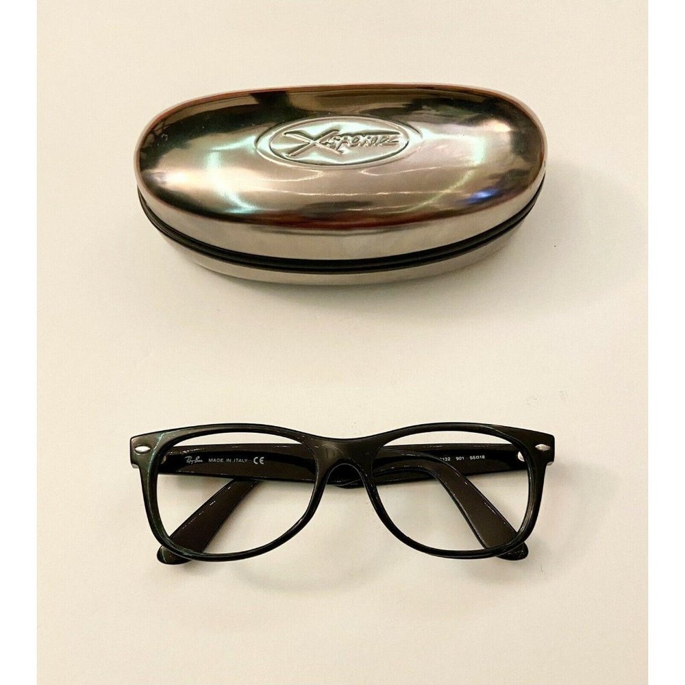 Ray Ban RB2132 Black 55 Wayfarer Sunglasses TEMPLE